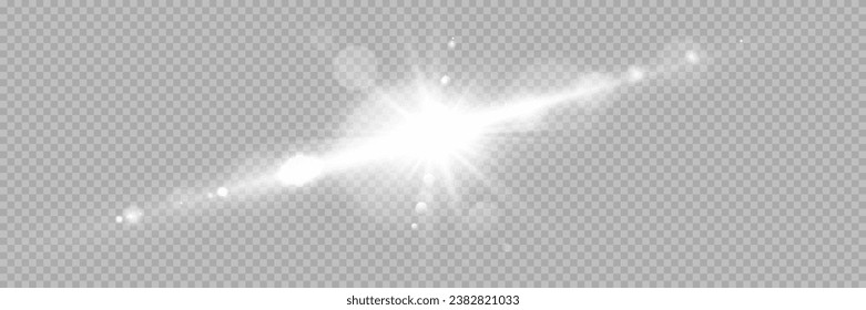 Vector transparent sunlight special lens flare light effect. Stock royalty free vector illustration. PNG	