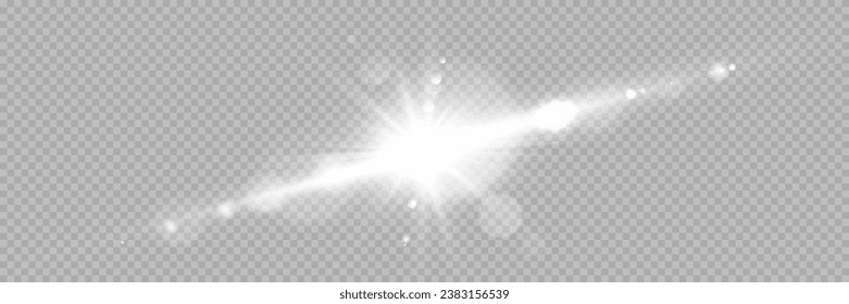 Vector transparent sunlight special lens flare light effect. Stock royalty free vector illustration. PNG	