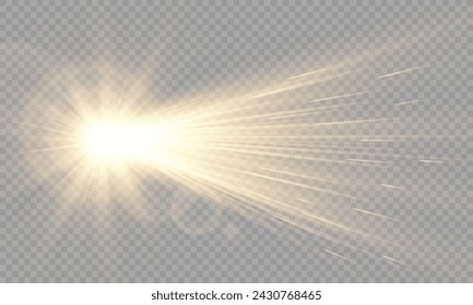 	
Vector transparent sunlight with special lens flare effect. png	
