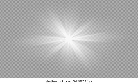 Vector transparent sunlight special lens flare light effect. Stock royalty free vector illustration. PNG	