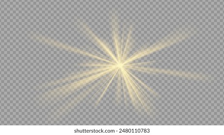 Vector transparent sunlight special lens flare light effect. Stock royalty free vector illustration. PNG	