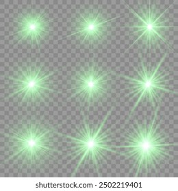 Vector transparent sunlight with special lens flare effect. png
