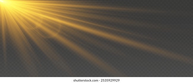 Vector transparent sunlight special lens flare light effect. Blurred overlay effect for photo and mockups.	