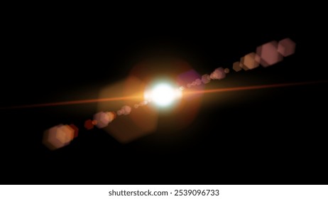 Vector transparent sunlight special lens flare light effect.  Stock royalty free vector illustration. PNG	