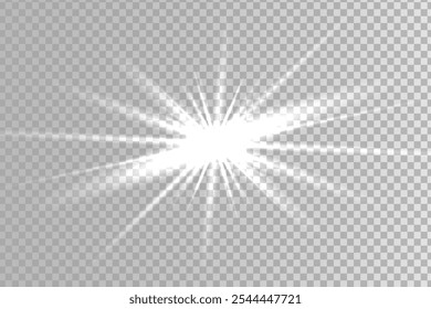 Vector transparent sunlight special lens flare light effect. Stock royalty free vector illustration. PNG