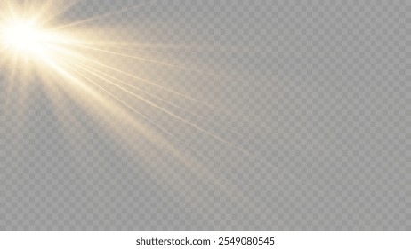 Vector transparent sunlight special lens flare light effect. Stock royalty free vector illustration. PNG	