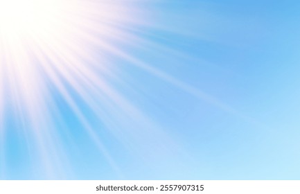 Vector transparent sunlight with special lens flare effect. png