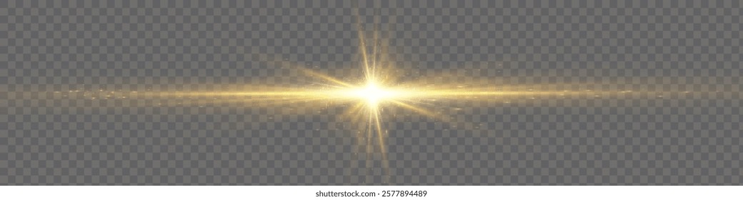 Vector transparent sunlight special lens flare light effect.