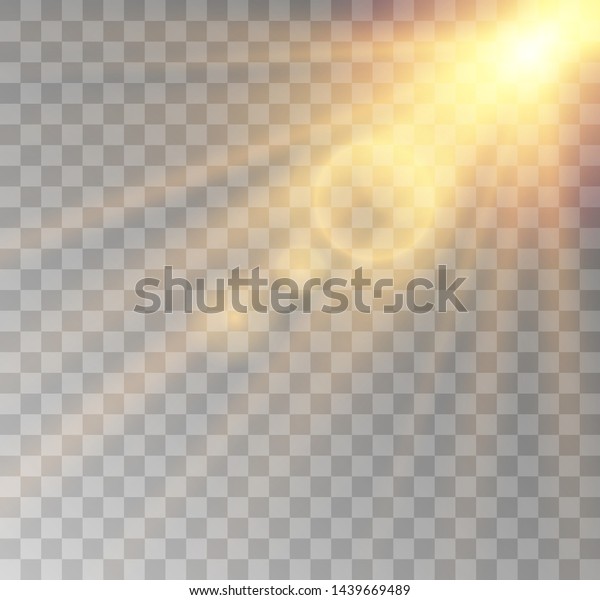 Vector Transparent Sunlight Special Lens Flash Stock Vector Royalty Free 1439669489