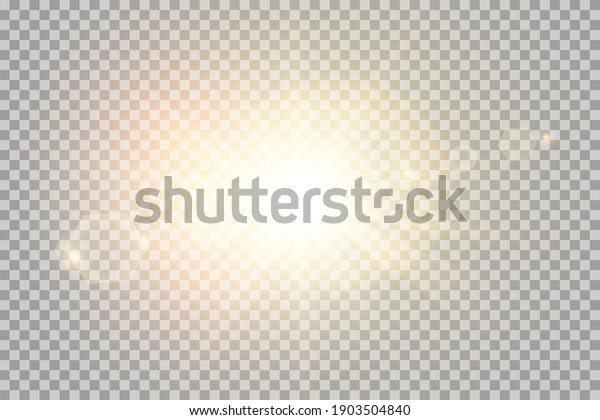 Vector transparent sunlight special lens\
flare light effect. PNG. Vector\
illustration