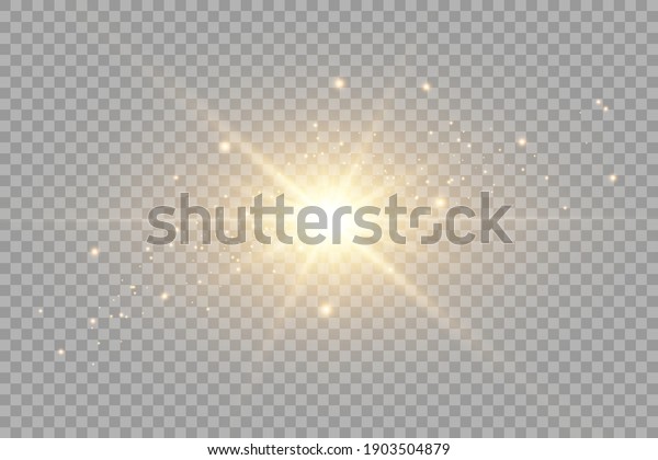 Vector transparent sunlight special lens\
flare light effect. PNG. Vector\
illustration