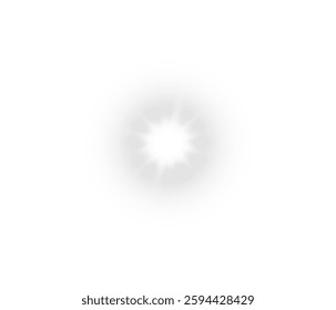 Vector transparent sunlight with sun glare. Overlay, Sun rays and glare, Sun, sunrays, light transitions, lens flare, light leaks and glare in PNG format. PNG sunlight flare. Golden flash and glare.