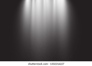 Vector transparent sunlight.Vector scene illuminated by spotlight . Light effect on transparent background
