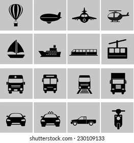 Vector transportation icon