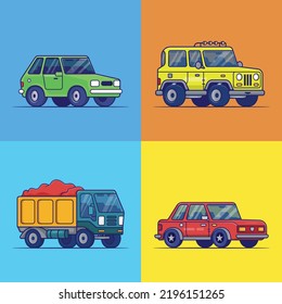 Vektortransport für Ihr Geschäft, Icon, Design und Illustrationen.