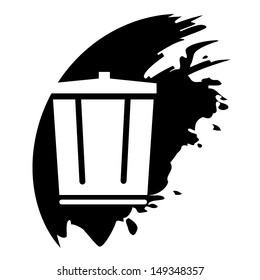 Vector trash can icon