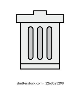 Vector trash icon
