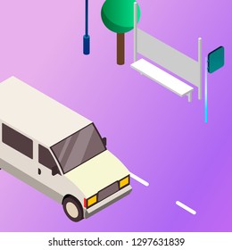 Vector trasportation illustration. Icons of transport. Travel design, isolated image of vehicle. Traffic and speed concept.
