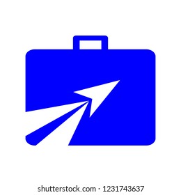 vector travel air plane logo