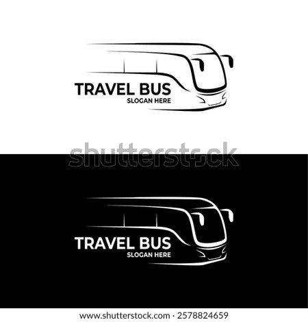 vector travel bus logo image