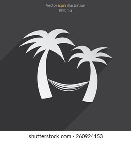Vector travel flat icon illustration.