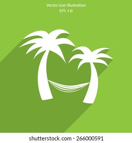 Vector travel flat icon illustration.