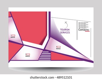 Vector Travel front, flyer,& poster template