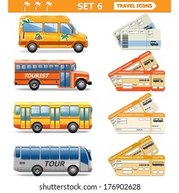 Vector Travel Icons Set 6