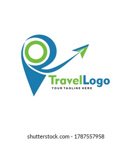 Vector Travel Logo Design good illustration for stickers, banners, icons and more