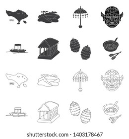 Vector  of  and travel logo. Set of  and traditional stock vector 
