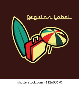 Vector Travel Retro Icons