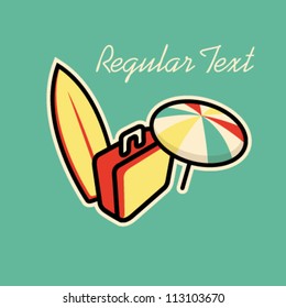 Vector Travel Retro Icons