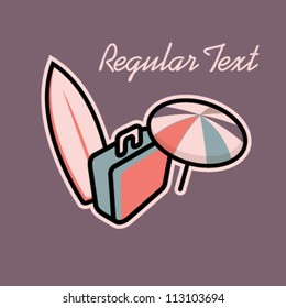 Vector Travel Retro Icons