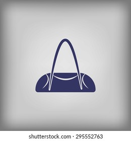 Vector traveling bag illustration icon