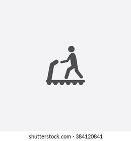 Vector Treadmill Icon