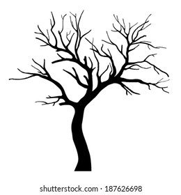 Tree Silhouettes Vector Illustration Stock Vector (Royalty Free) 164299976