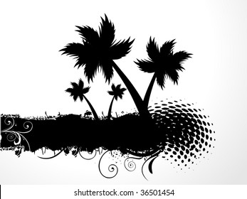 vector tree abstract design