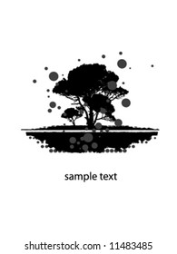 vector tree background