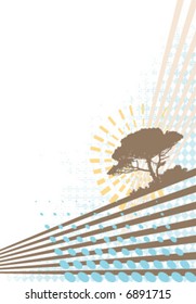 vector tree background