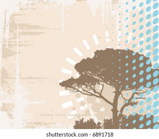 vector tree background