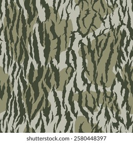 vector tree bark camouflage pattern, army print