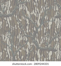 vector tree bark camouflage, real tree camo