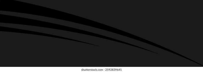 Vector tree black line background curve element with white space for text and message design, overlapping layers, vector. eps 10, line modern with tree line