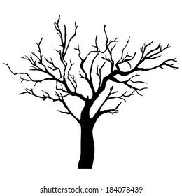 Tree Silhouettes Vector Illustration Stock Vector (Royalty Free) 164299976