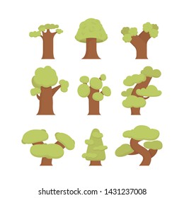 Vector tree Can be used to illustrate nature
