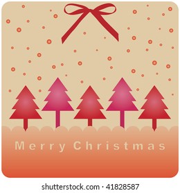 vector tree of christmas background design