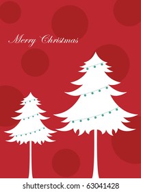 vector tree of christmas background design