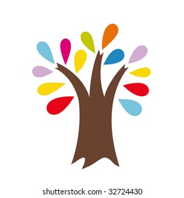 vector tree design