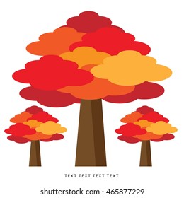 vector tree design.