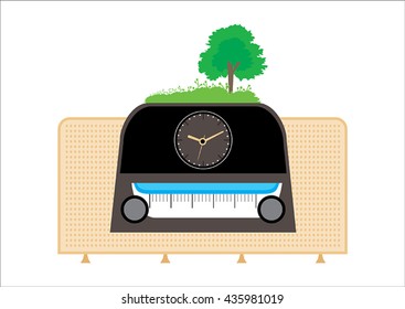 Vector of  tree design,Abstract vector trees 